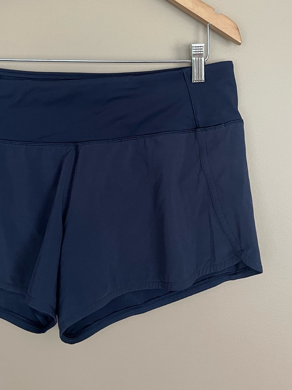 EUC lululemon athletica Navy Blue Athletic Shorts - Picture 3 of 11